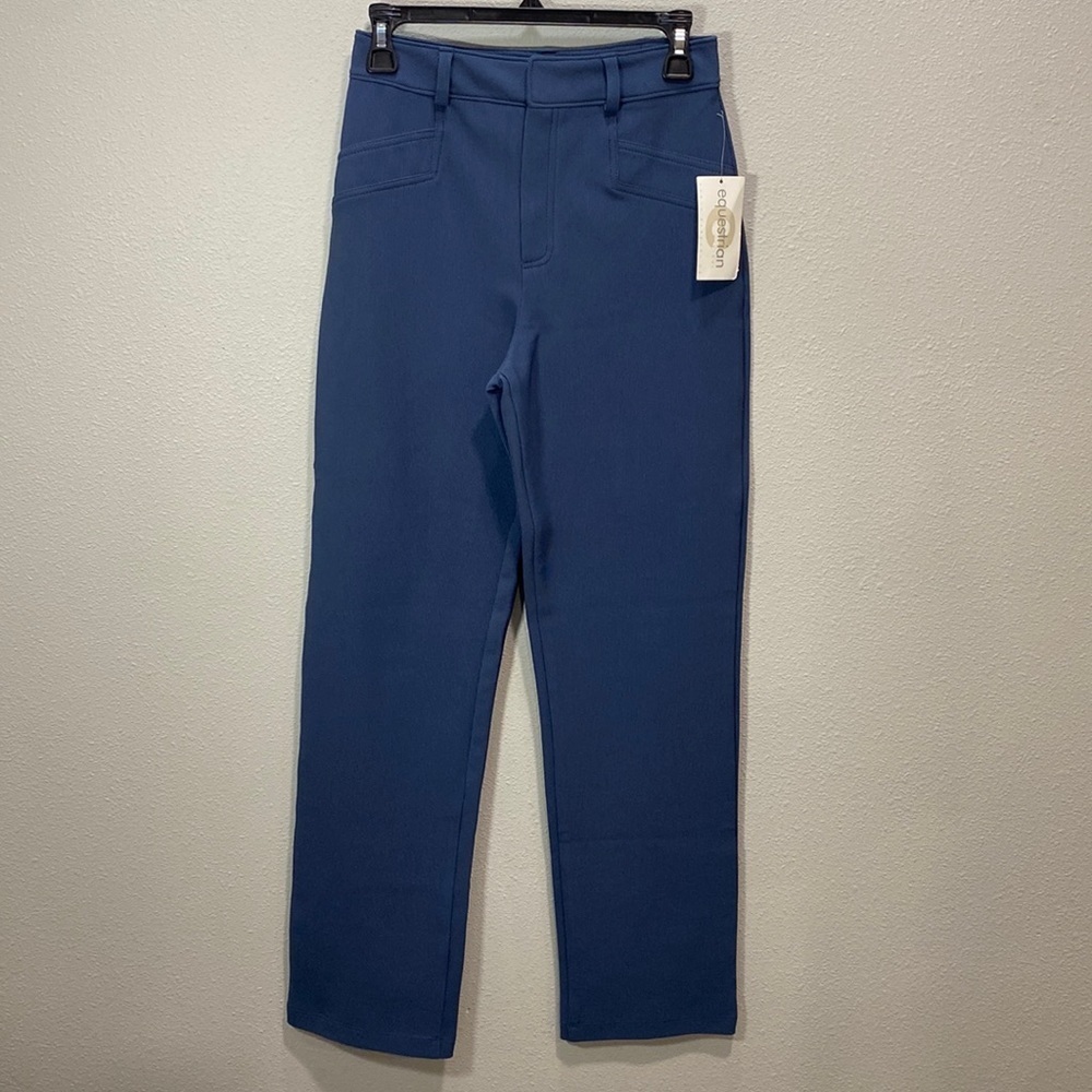 Equestrian Designs pants‎ NWT blue straight leg